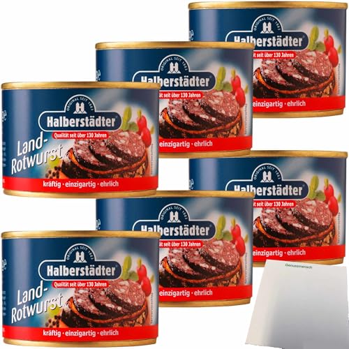 usy Bundle für Halberstädter Landrotwurst 6er Pack (6x160g Dose) + usy Block von usy