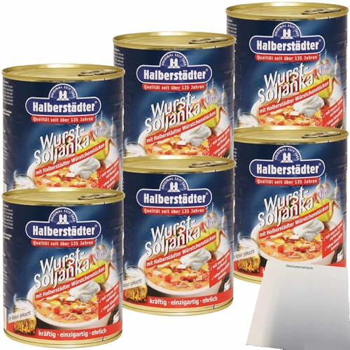 usy Bundle für Halberstädter Wurst-Soljanka 6er Pack (6x800ml Dose) + usy Block von usy