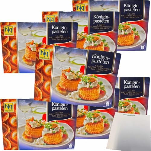 usy Bundle für Hig Hagemann Königin Pasteten 42er Bouchees 7er Pack (7x150g Packung) + usy Block von usy