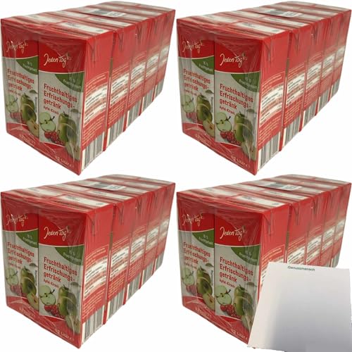 usy Bundle für Jeden Tag Apfel - Kirsch Fruchtsaftgetränk 4er Pack (4x10 x 0,2L Trinkpäckchen) + usy Block von usy