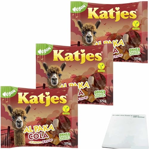 usy Bundle für Katjes Alpaka Cola 3er Pack (3x175g Beutel) + usy Block von usy