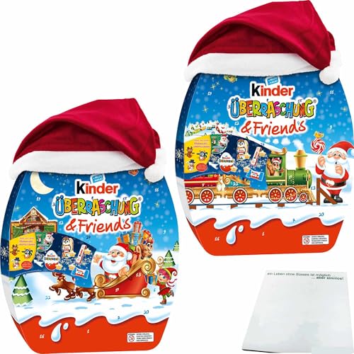 usy Bundle für Kinder Überraschung Adventskalender KEINE MOTIVWAHL (370g Packung) + usy Block von usy