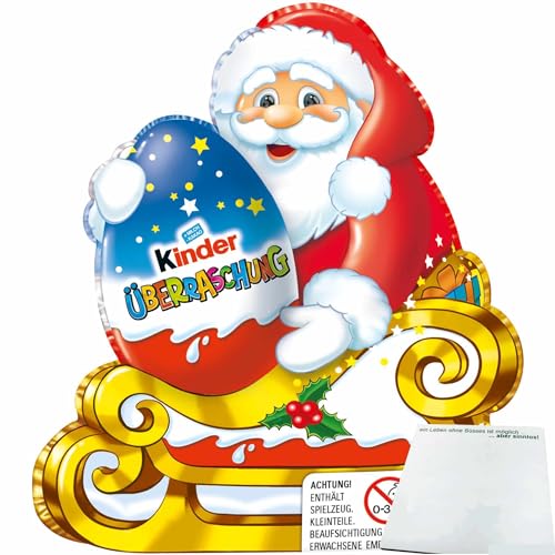 usy Bundle für Kinder Überraschung Weihnachtsmann mit Ü-Ei (75g) + usy Block von usy