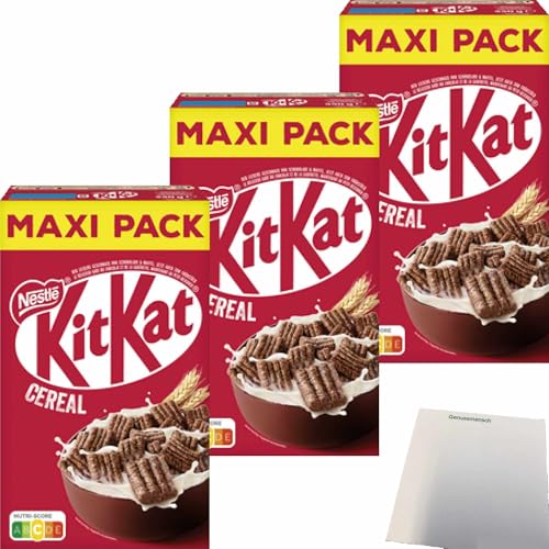 usy Bundle für KitKat Cereal Maxi Pack 3er Pack (3x550g Packung) + usy Block von usy