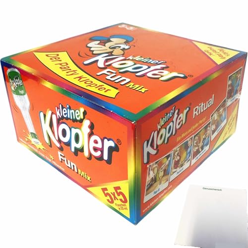 usy Bundle für Kleiner Klopfer Fun Mix 15-17% vol (5x5 Flaschen je 20ml) + usy Block von usy