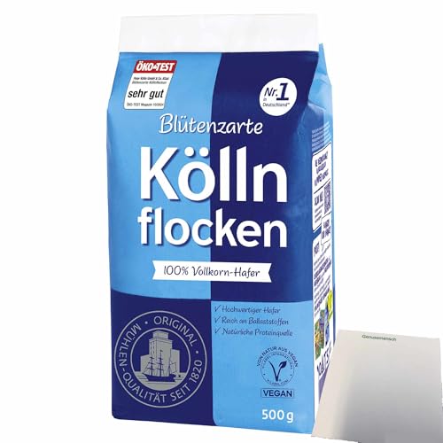 usy Bundle für Kölln Blütenzarte Köllnflocken (500g Packung) + usy Block von usy