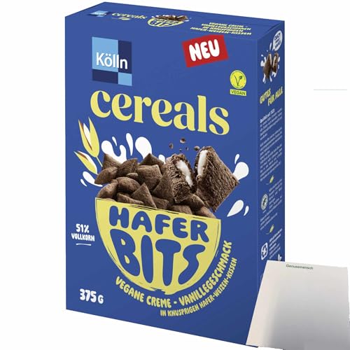 usy Bundle für Kölln Cereals Hafer Bits Vanille (375g Packung) + usy Block von usy