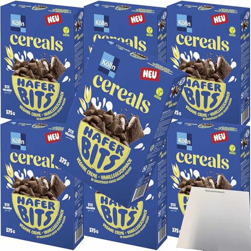 usy Bundle für Kölln Cereals Hafer Bits Vanille VPE (7x375g Packung) + usy Block von usy