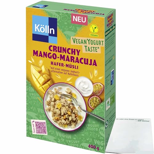 usy Bundle für Kölln Müsli Crunchy Mango-Maracuja Hafer (400g Packung) + usy Block von usy