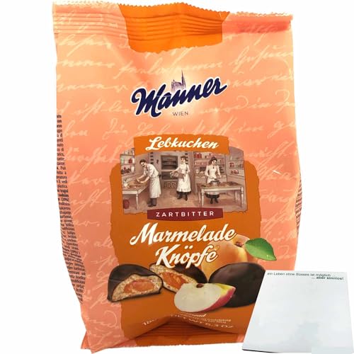 usy Bundle für Manner Lebkuchen Marmelade Knöpfe (180g Packung) + usy Block von usy