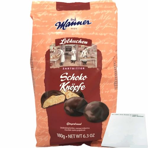 usy Bundle für Manner Lebkuchen Schoko Knöpfe (180g Packung) + usy Block von usy