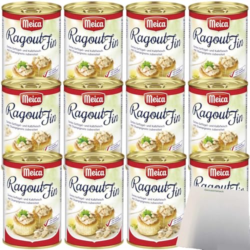 usy Bundle für Meica Ragout Fin Zartes Geflügel und Kalbfleisch VPE (12x400g Dose) + usy Block von usy