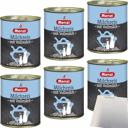 usy Bundle für Menzi Milchreis mit Vollmilch 6er Pack (6x2,5kg Dose) + usy Block von usy