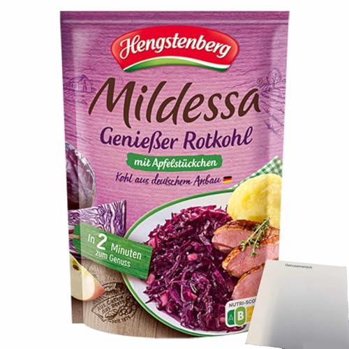 usy Bundle für Mildessa Genießer Rotkohl mit Apfelstückchen (400g Beutel) + usy Block von usy