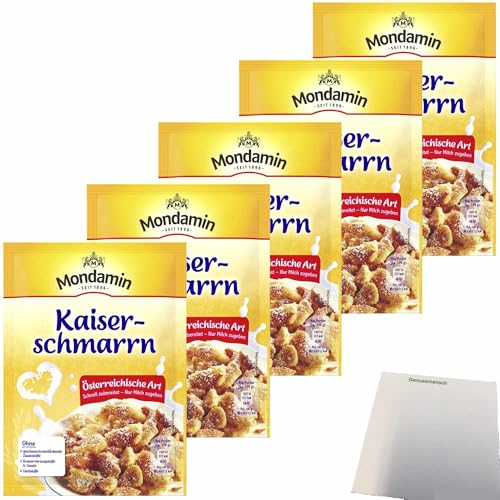 usy Bundle für Mondamin Kaiserschmarn 2-3Port 5er Pack (5x135g Beutel) + usy Block von usy