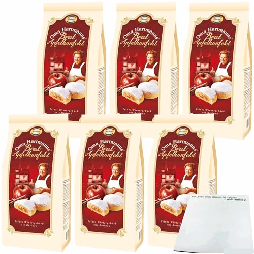 usy Bundle für Oma Hartmanns Bratapfelkonfekt 6er Pack (6x350g Packung) + usy Block von usy