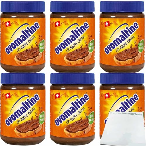 usy Bundle für Ovomaltine Crunchy Cream 6er Pack (6x380g Glas) + usy Block von usy