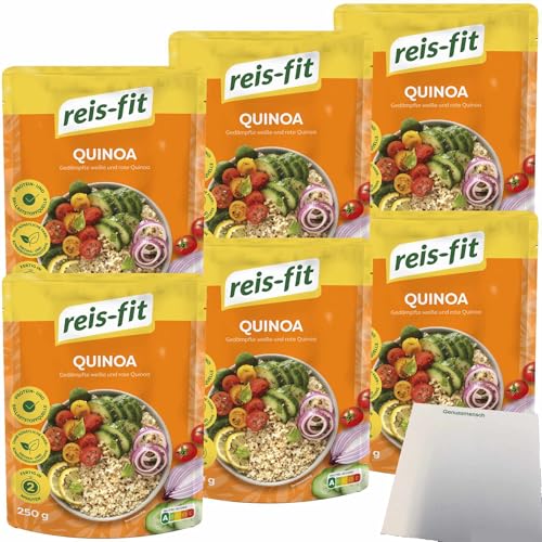 usy Bundle für Reis-Fit Express Reis Quiona 6er Pack (6x250g Packung) + usy Block von usy