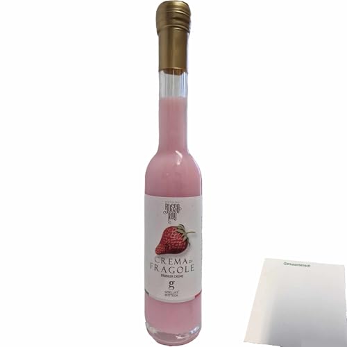 usy Bundle für Russo Crema di Fragole, Erdbeer Creme Likör (200ml Flasche) + usy Block von usy