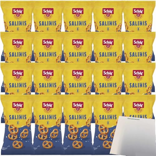 usy Bundle für Schär Salinis glutenfrei VPE (20x60g Packung) + usy Block von usy