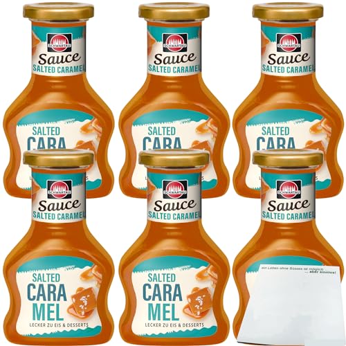 usy Bundle für Schwartau Dessert Sauce Salted Caramel 6er Pack (6x125ml Flasche) + usy Block von usy