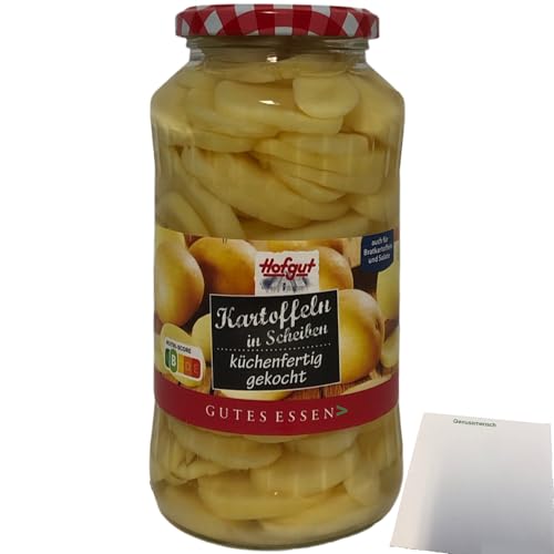 usy Bundle für Stollenwerk Kartoffeln in Scheiben auch für Bratkartoffeln und Salate (445g Glas ATG) + usy Block von usy