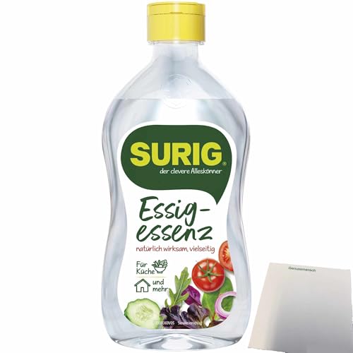 usy Bundle für Surig Essig Essenz Hell mit 25% Säure (400g Flasche) + usy Block von usy