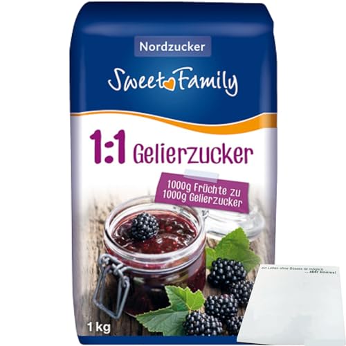 usy Bundle für Sweet Family Gelierzucker 1:1 (1kg Packung) + usy Block von usy