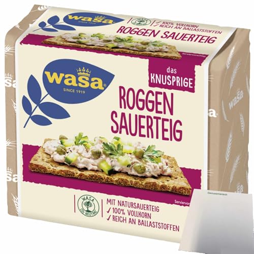 usy Bundle für Wasa Knäckebrot Roggen traditionell (235g Packung) + usy Block von usy