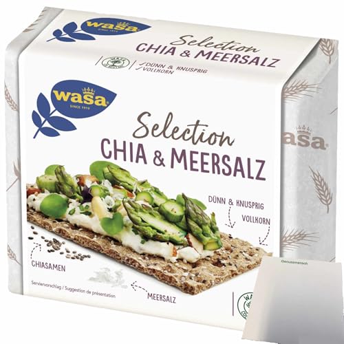 usy Bundle für Wasa Selection Chia & Meersalz (245g Packung) + usy Block von usy