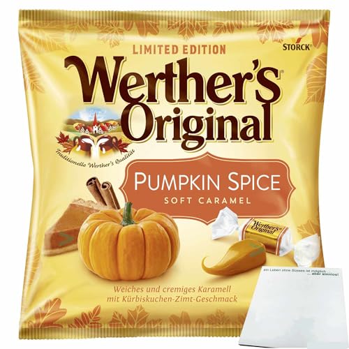 usy Bundle für Werthers Original Soft Caramel Pumpkin Spice (180g Beutel) + usy Block von usy