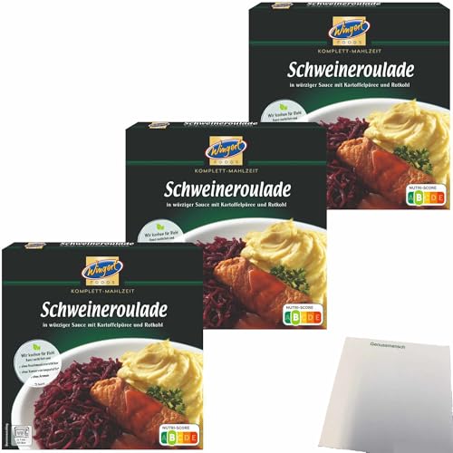 usy Bundle für Wingert Schweineroulade 3er Pack (3x480g Packung) + usy Block von usy