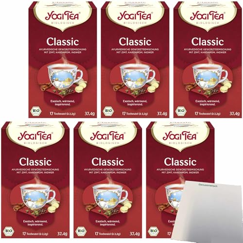 usy Bundle für Yogi Tea Classic 6er Pack (6x17x2,2g Packung) + usy Block von usy