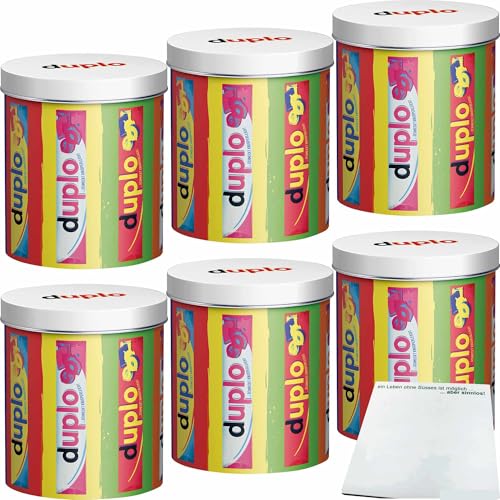 usy Bundle für duplo Design Dose mit 24 Riegeln Motiv: 60s Duplo 6er Pack (6x436,8g Dose) + usy Block von usy