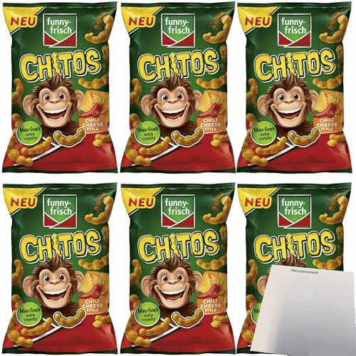 usy Bundle für funny frisch Chitos Chili Cheese Style 6er Pack (6x80g Packung) + usy Block von usy