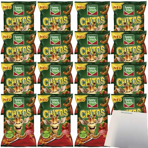 usy Bundle für funny frisch Chitos Juicy Paprika Style 16er Pack (16x80g Packung) von usy