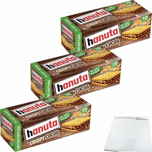 usy Bundle für hanuta plant based Crispy Cocoa 3er Pack (3x220g Packung) + usy Block von usy