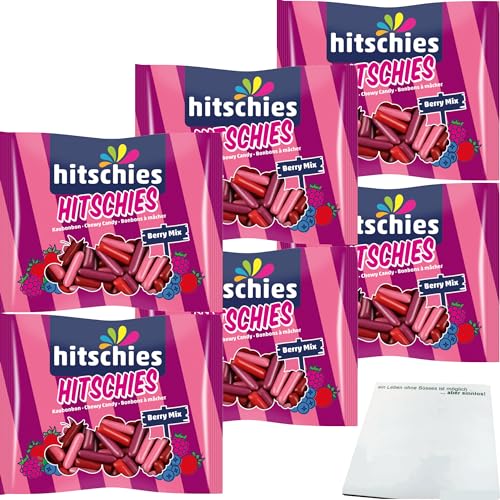 usy Bundle für hitschies Berry Mix Kaubonbon 6er Pack (6x210g Packung) + usy Block von usy