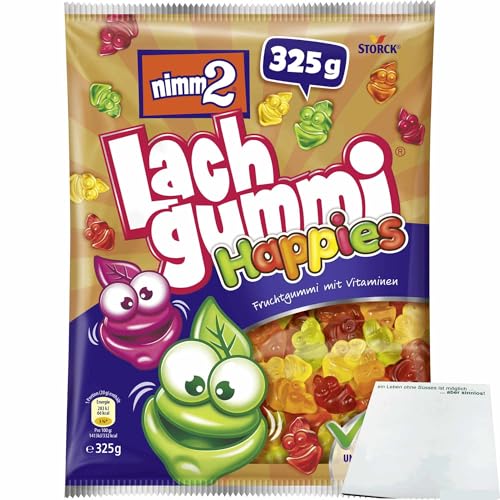 usy Bundle für nimm2 Lachgummi Happies (325g Packung) + usy Block von usy