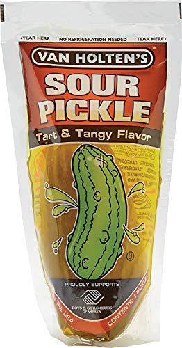 Van Holten Jumbo-Gurke in einem Beutel – Saure Gurke – American Pickles – fettfrei – glutenfrei von Van Holten's Pickles