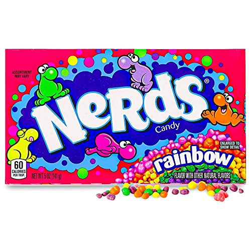 vapewaves Wonka Rainbow Nerds Theatre Size Box 141g Box American Candy x1, 0.141 kg, 1.0 Count, 1 Stück von vapewaves