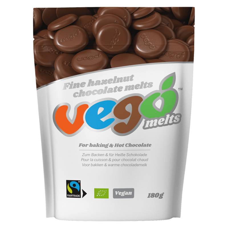 Bio Fine Hazelnut Chocolate Melts von vego