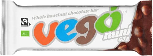 VEGO mini Whole Hazelnut Chocolate Bar 12 x 65 gr von vego