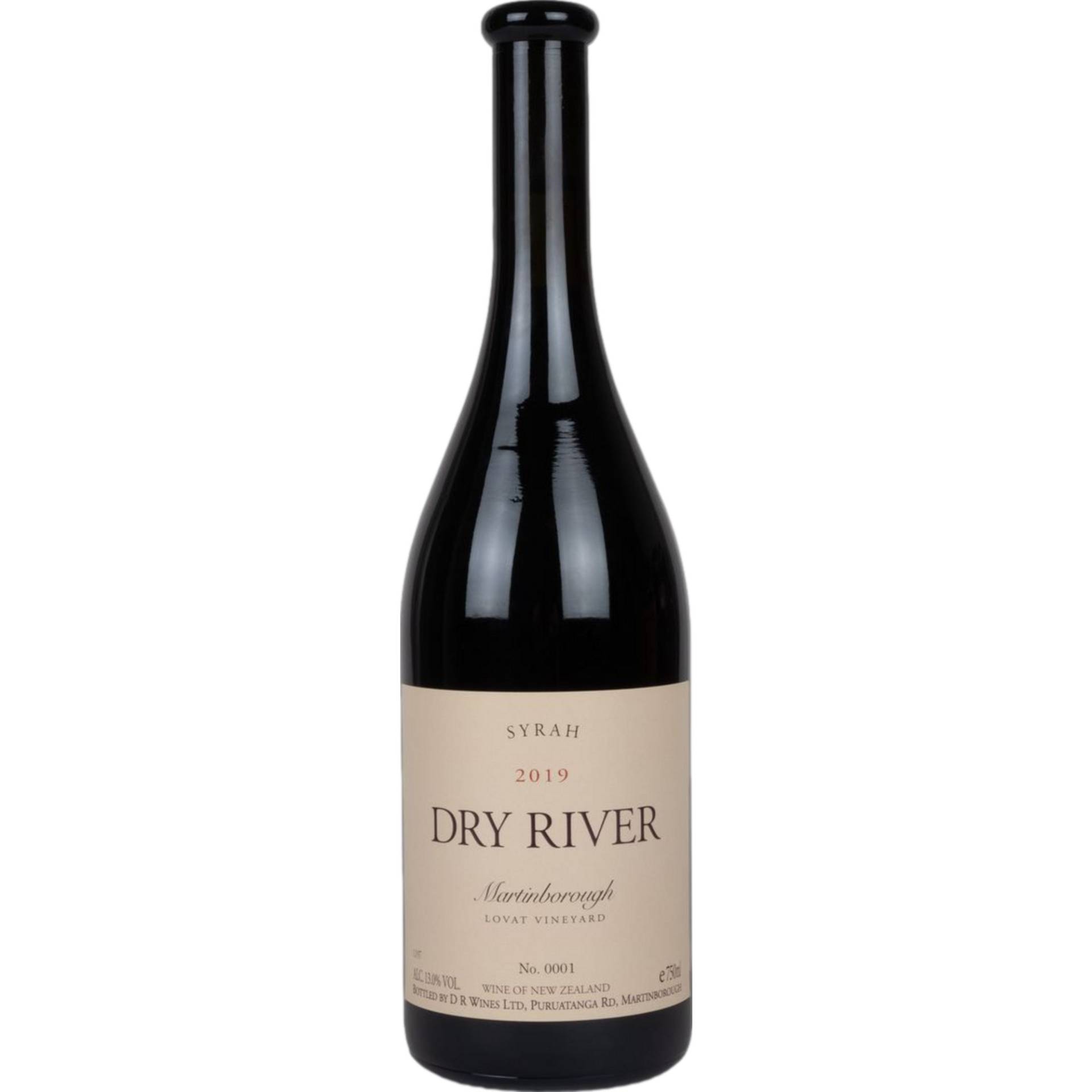 Dry River Lovat Vineyard Syrah, Wairarapa, Wairarapa, 2019, Rotwein von vinabonus GmbH - Simmedenweg 40 34134 Kassel - DE