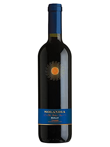 Solandia Trevenezie IGT Merlot 2021, Trockener Rotwein, Wein aus Venetien, 12,5% vol (1x750 ml) von vinicum