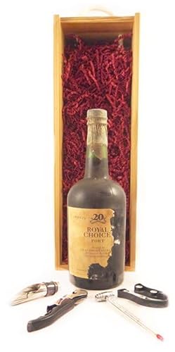 Andresen 20 year old Tawny Port (75cls) in einer Geschenkbox, da zu 4 Weinaccessoires, 1 x 750ml von vintagewinegifts