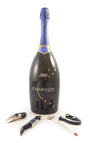 Chandon Argentina Cuvee 2000 MAGNUM, da zu 4 Weinaccessoires, 1 x 1500ml von vintagewinegifts