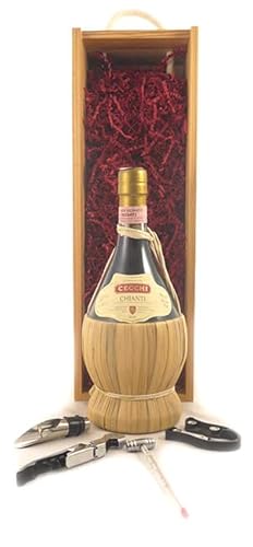 Chianti 2000 Cecchi (Red wine) in einer Geschenkbox, da zu 4 Weinaccessoires, 1 x 750ml von vintagewinegifts