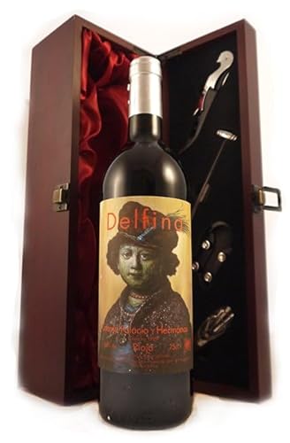 Rioja 1999 Cosme Palacio Y Hermasos (Red wine) in einer mit Seide ausgestatetten Geschenkbox, da zu 4 Weinaccessoires, 1 x 750ml von vintagewinegifts