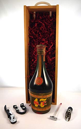 ST 17 Aperitivo Digestivo 1960's in einer Geschenkbox, da zu 4 Weinaccessoires, 1 x 700ml von vintagewinegifts